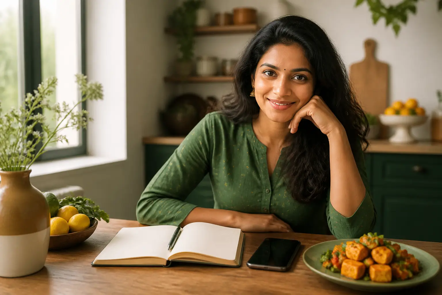 A welcoming TOFIT conversation at a bright kitchen table
